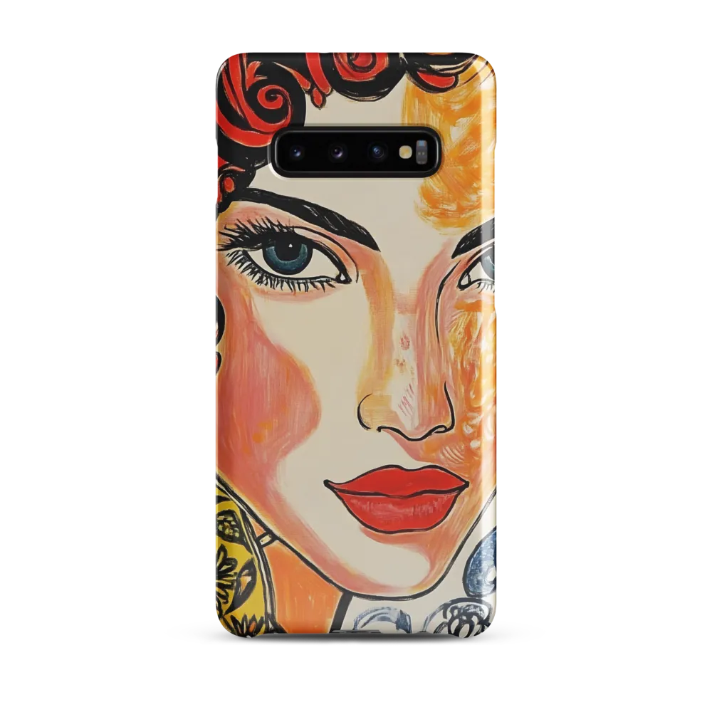 Fiery Elegance | Phone Case |  S10 Plus | Snap Case | Glossy