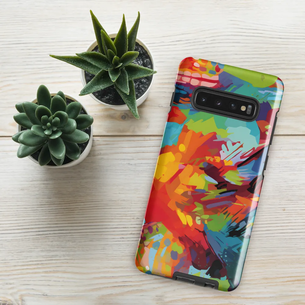 Colorful Lizard: An Abstract Adventure | Phone Case |  S10 Plus | Tough Case | Glossy