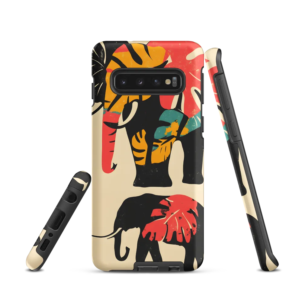 Tropical Elegance: The Elephant's Dance