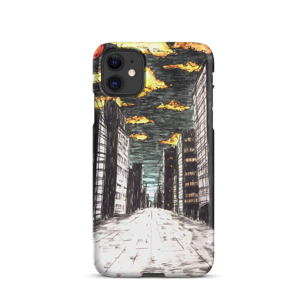 Eclipsed Cityscape