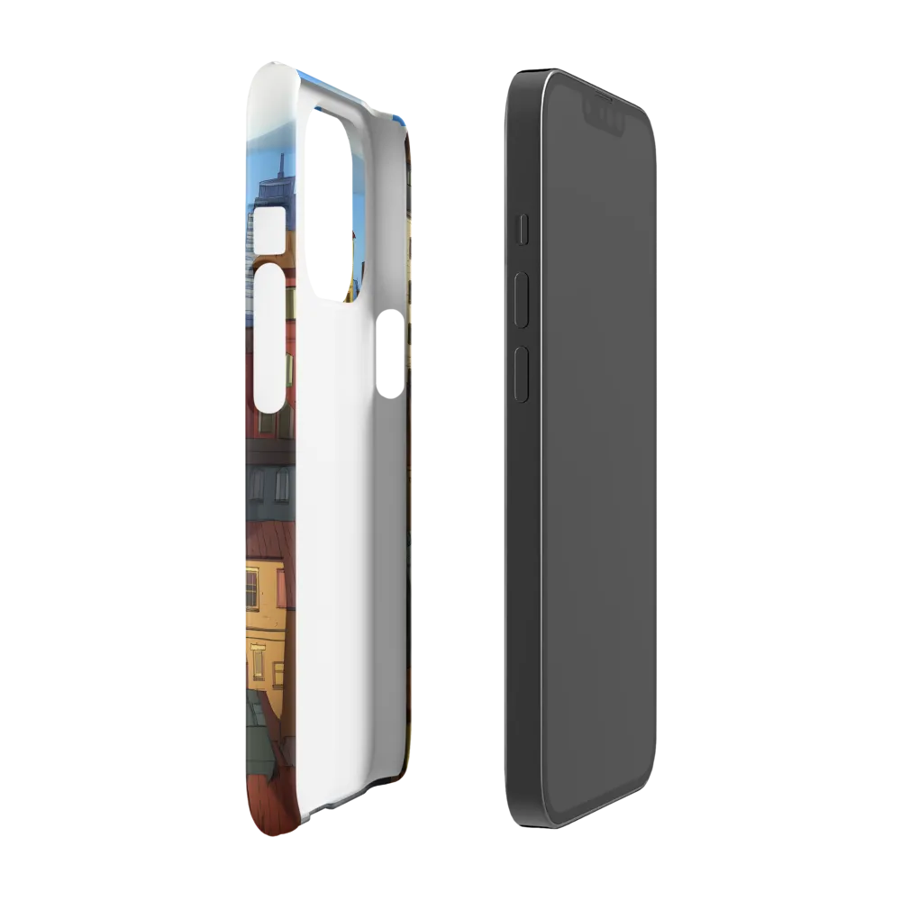 Urban Symphony: A Colorful Cityscape | Phone Case |  13 Pro | Snap Case | Matte