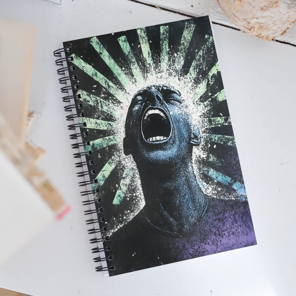 Eruption of Emotion | Spiral Notebook