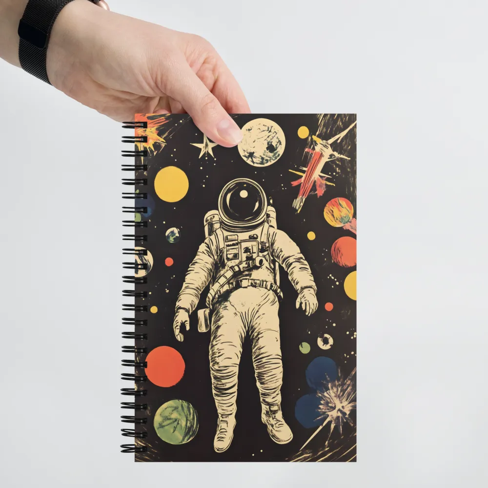 Cosmic Journey: An Astronaut's Perspective | Spiral Notebook