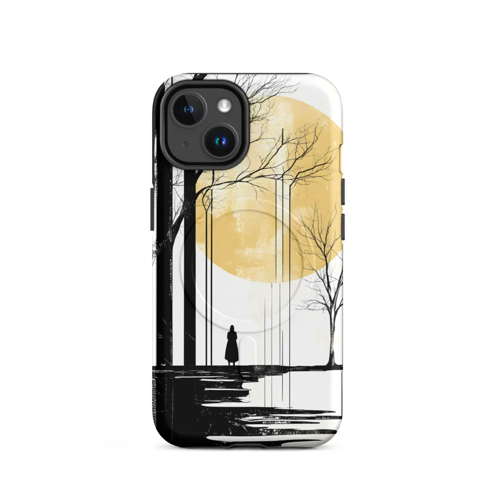 Solitude Under the Yellow Sun | Phone Case |  14 | MagSafe® Tough Case | Matte