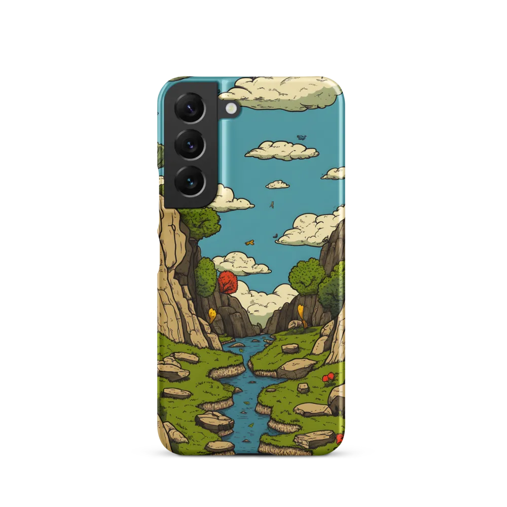 Whimsical Serenity: A Canyon Landscape