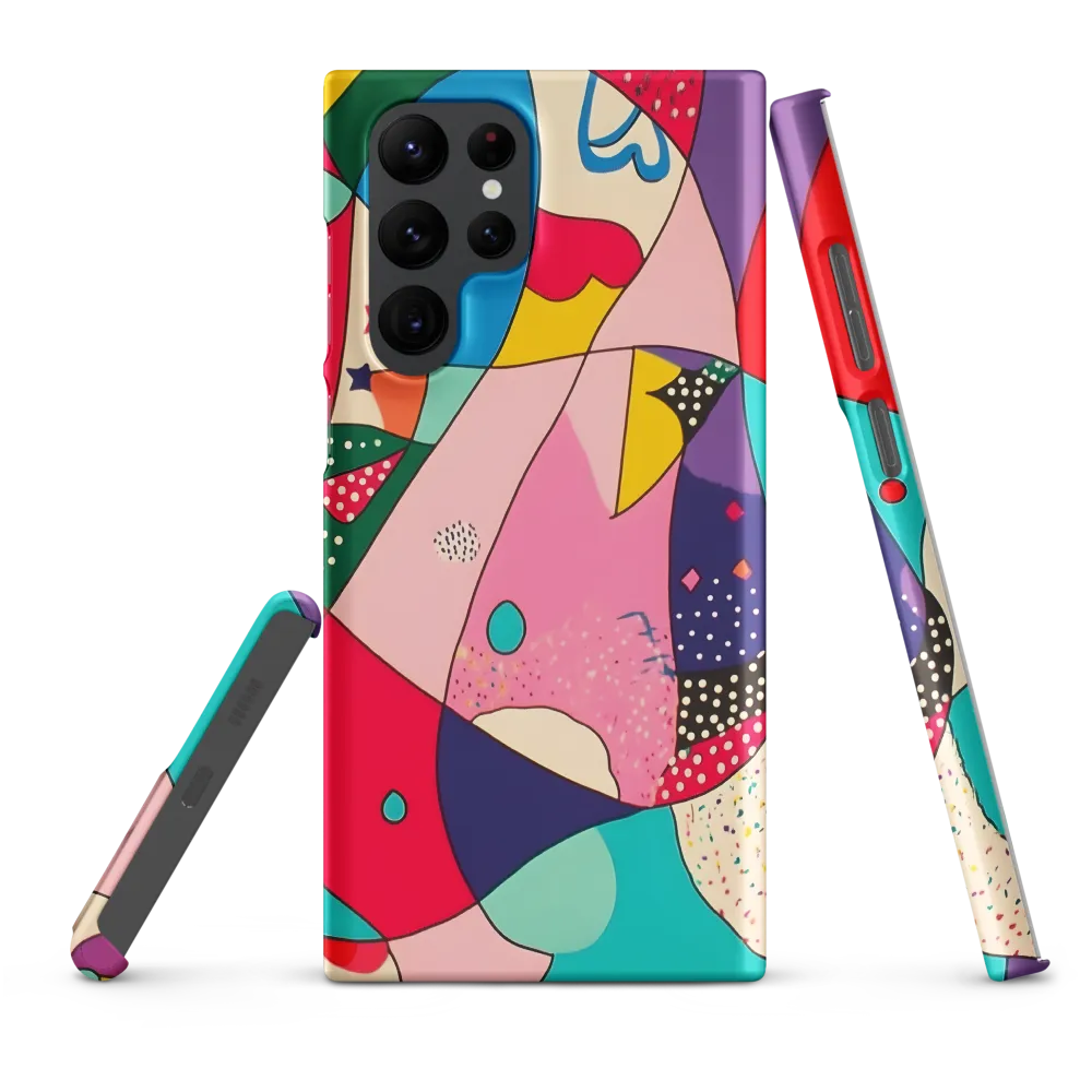 Playful Geometry in Color | Phone Case |  S22 Ultra | Snap Case | Matte
