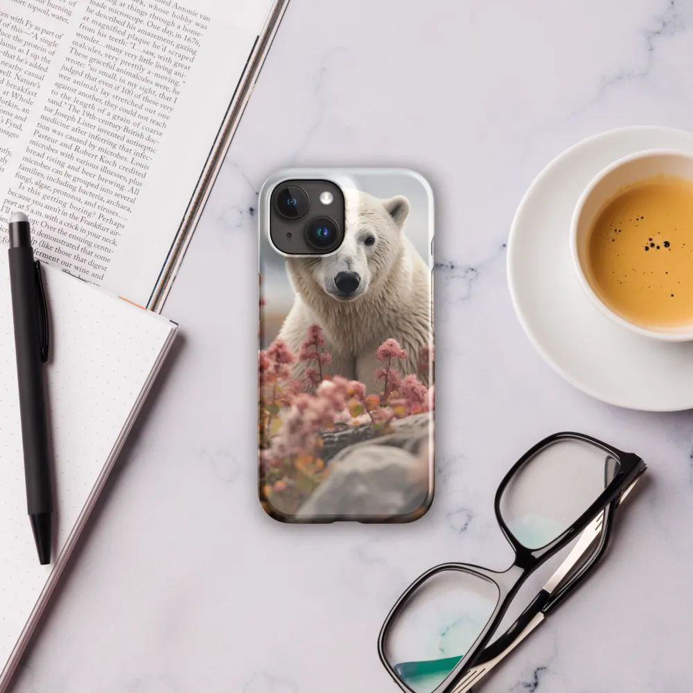 Curiosity Among Blooms: The Polar Bear