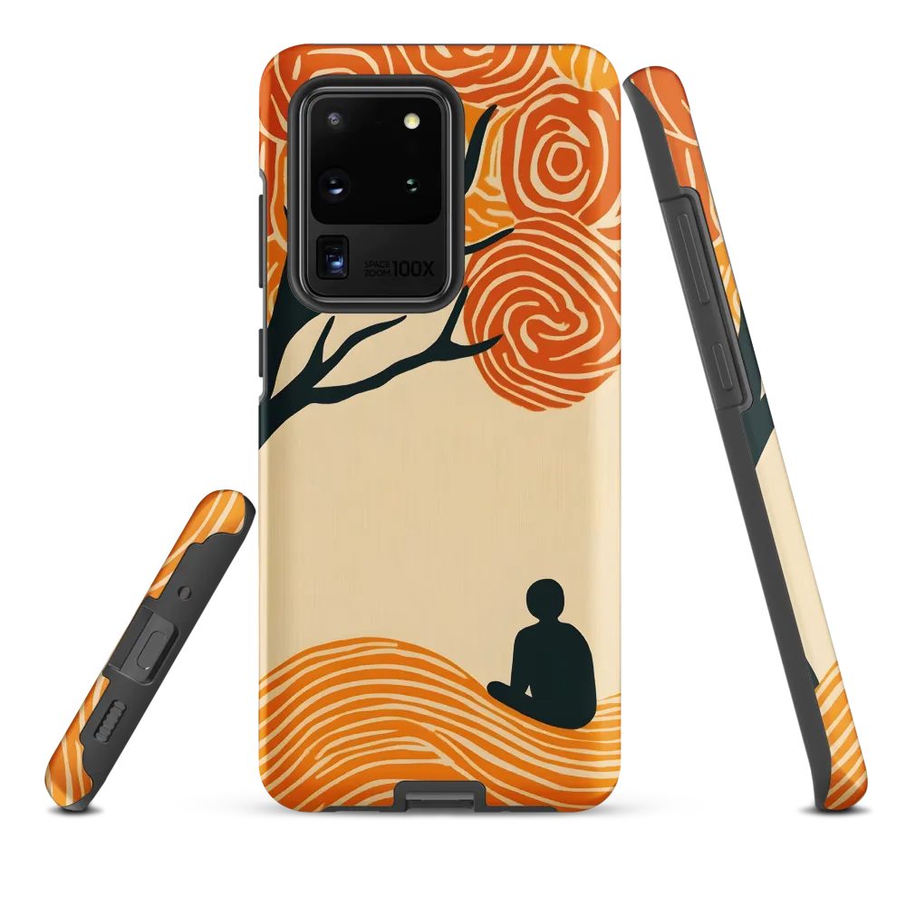 Silent Reflections under Swirling Leaves