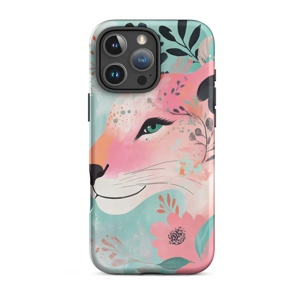 Whimsical Majesty: A Floral Lion