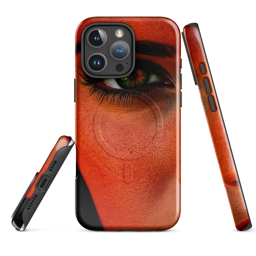 Gaze of Intensity | Phone Case |  16 Pro Max | MagSafe® Tough Case | Glossy