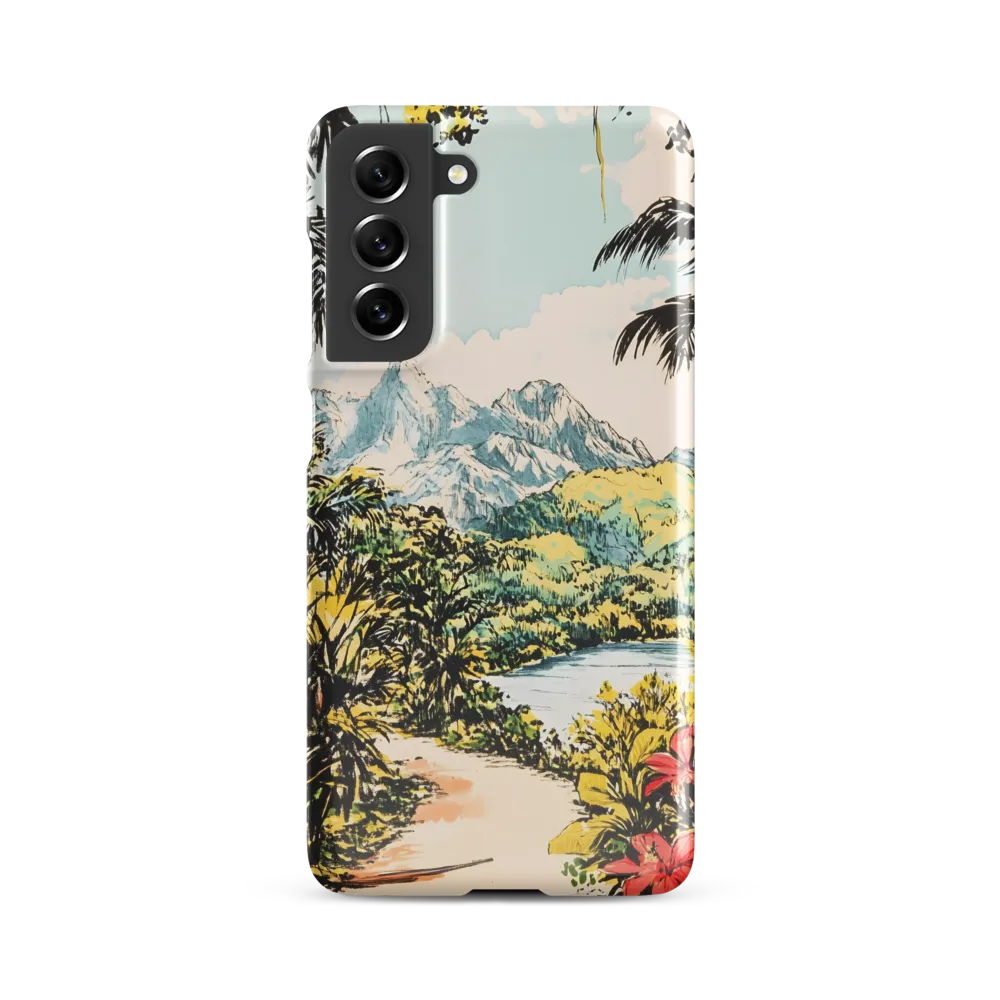 Tropical Serenity | Phone Case |  S21 FE | Snap Case | Glossy