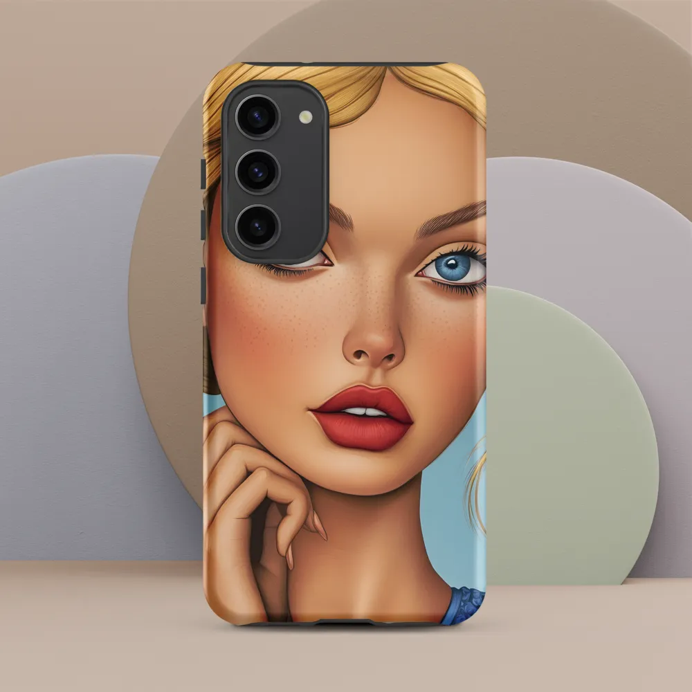 Serenity in Blue | Phone Case |  S23 Plus | Tough Case | Matte
