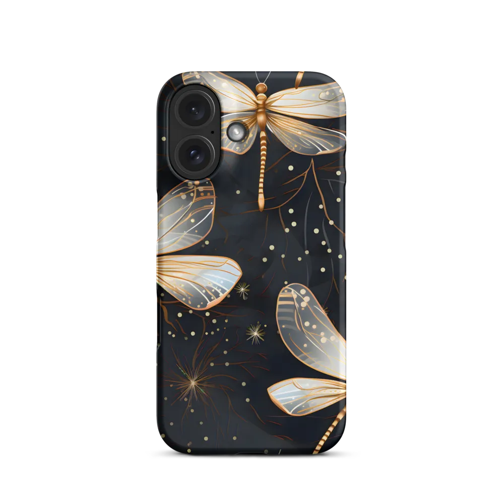 Ethereal Dance: Dragonflies in a Midnight Garden