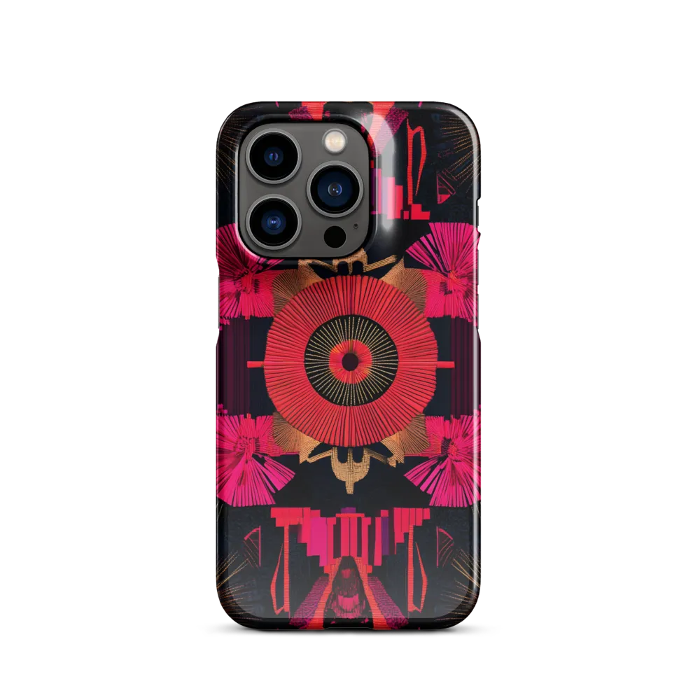 Dynamic Geometric Symphony | Phone Case |  14 Pro | Snap Case | Glossy