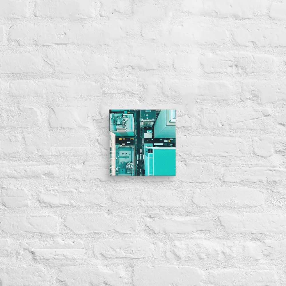 Urban Geometry: Aerial Perspective | Canvas | 8″×8″