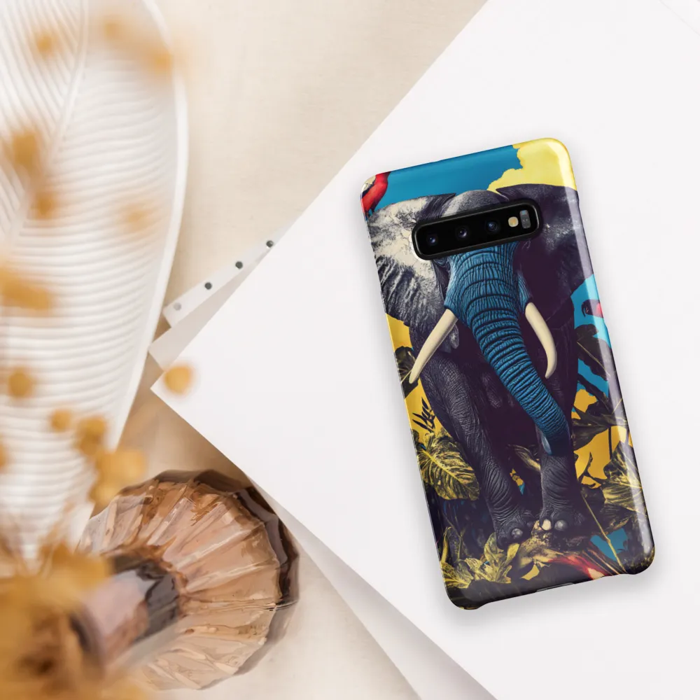 Elephant Dreams in Vibrant Colors | Phone Case |  S10 Plus | Snap Case | Glossy