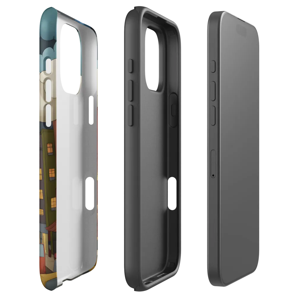 Urban Symphony: A City Awakens at Dusk | Phone Case |  16 Pro Max | Tough Case | Matte