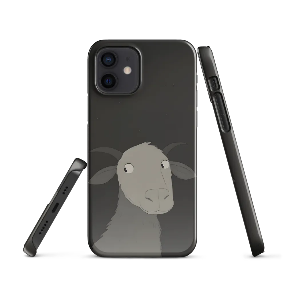 Whimsical Goat in Darkness