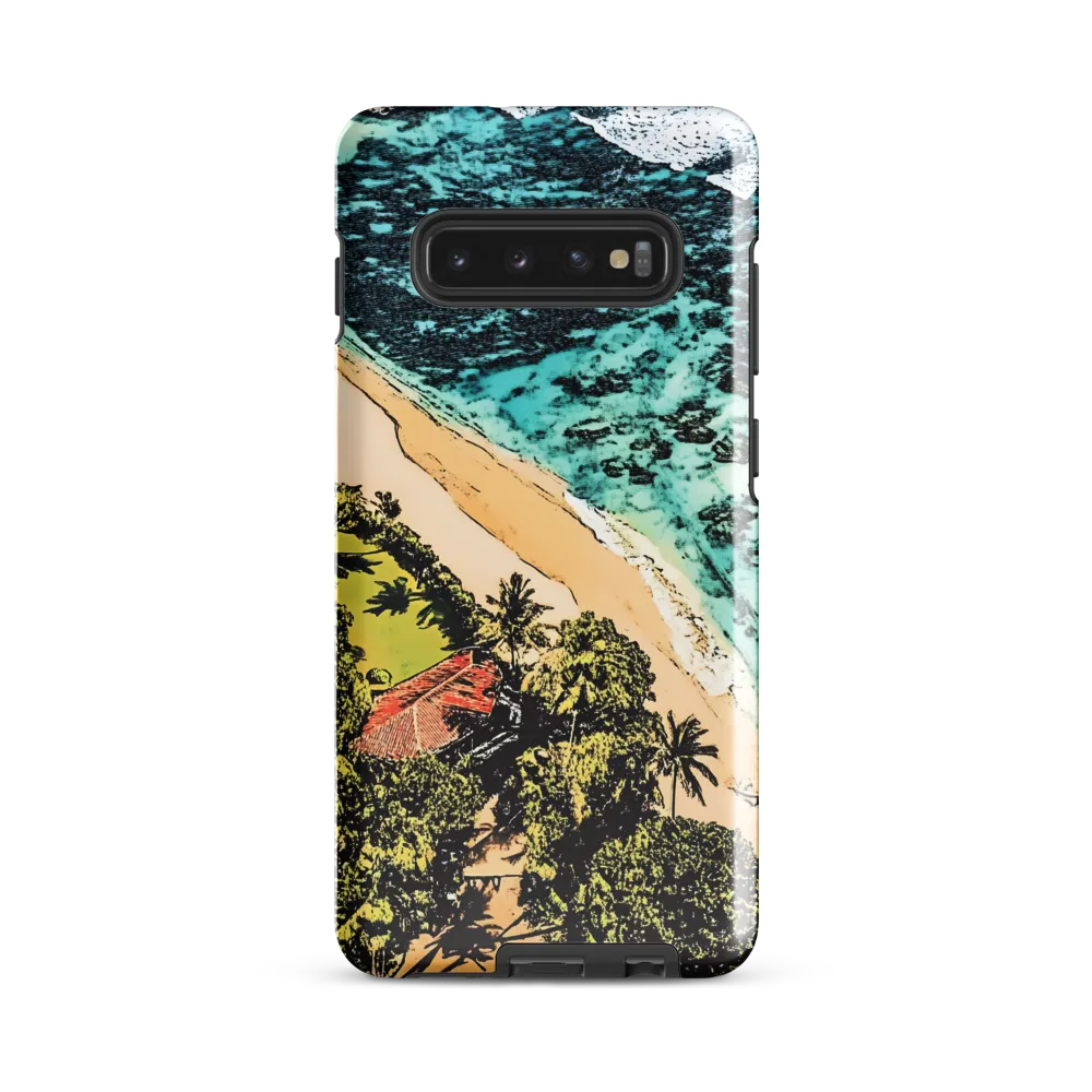 Aerial Serenity: Coastal Escape | Phone Case |  S10 Plus | Tough Case | Glossy