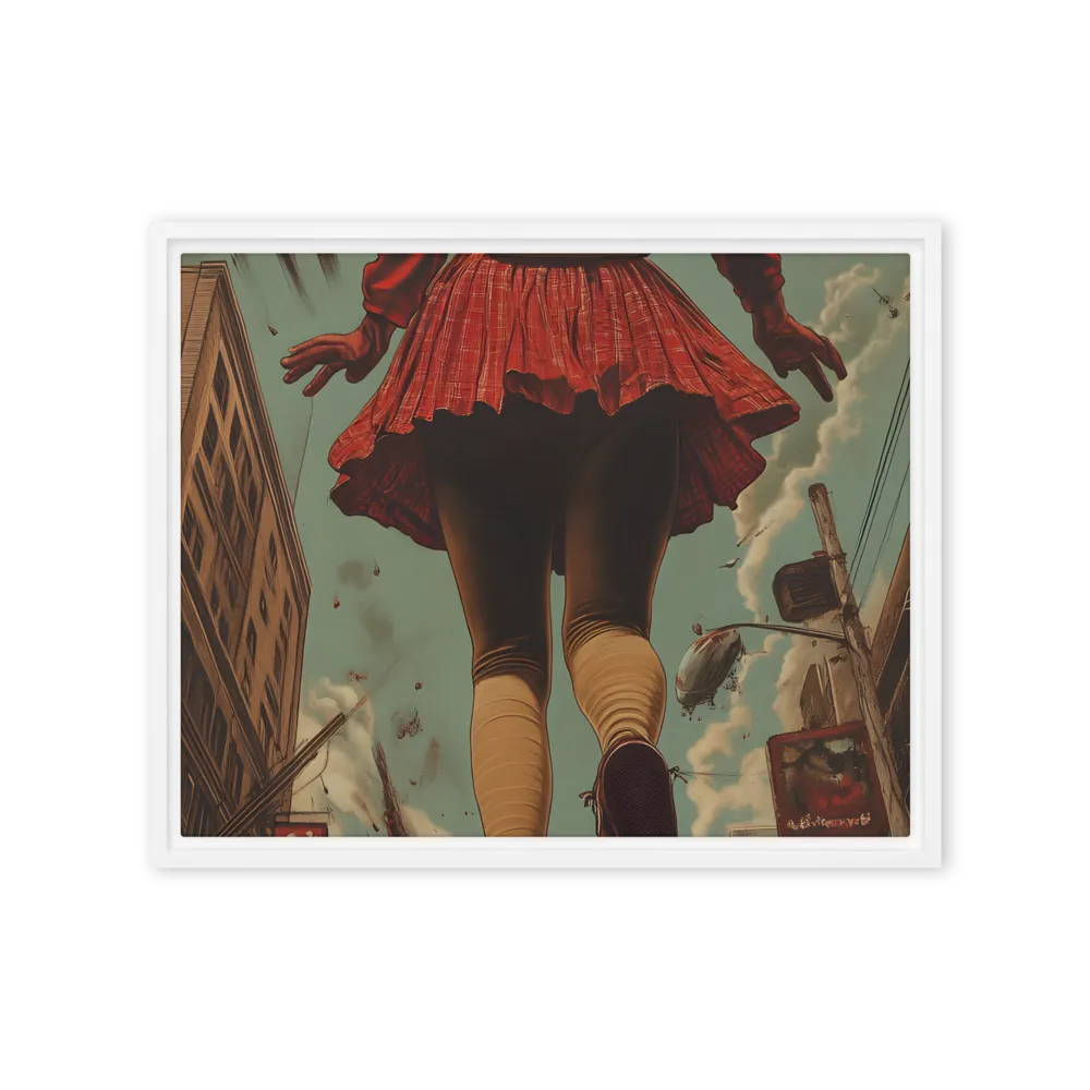 Flight of the Urban Dreamer | Canvas with White Frame | 16″×20″