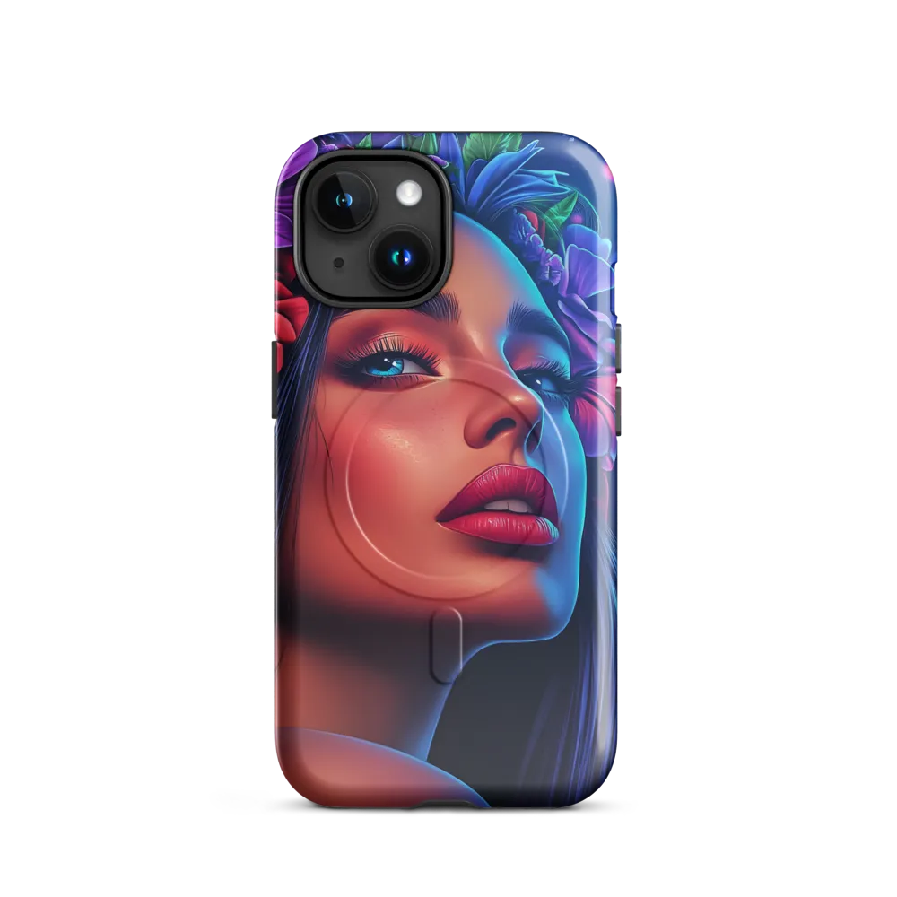 Radiance of the Floral Queen | Phone Case |  15 | MagSafe® Tough Case | Glossy