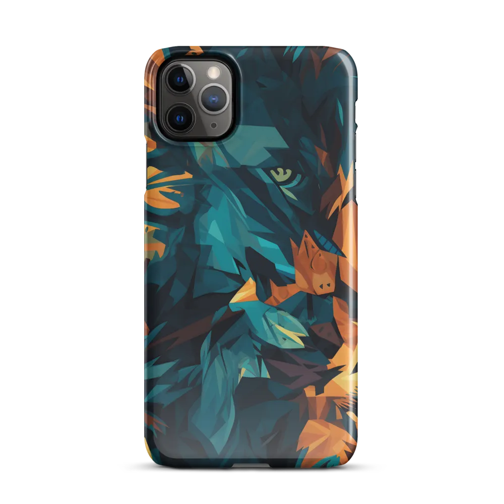 Wild Fusion: The Abstract Wolf | Phone Case |  11 Pro Max | Snap Case | Glossy