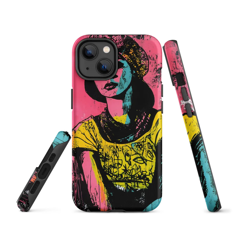Urban Elegance: A Graffiti Portrait