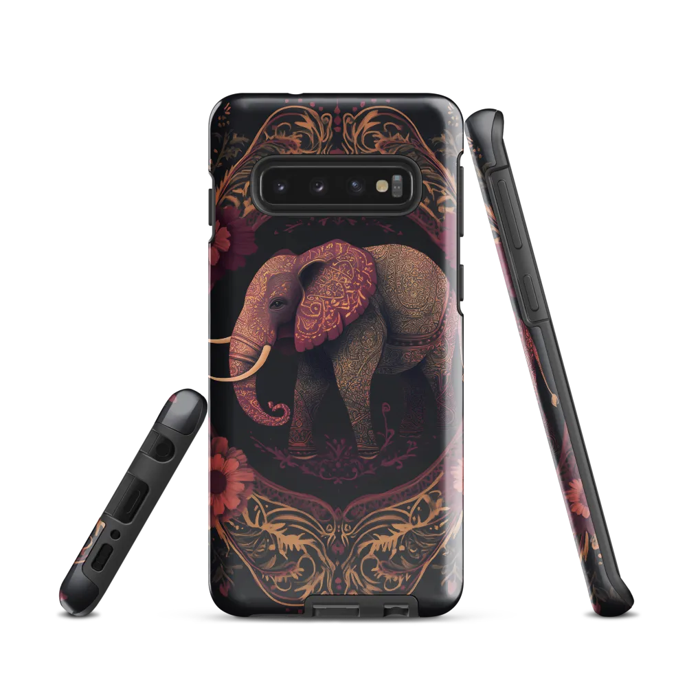 Regal Reverie: The Ornate Elephant | Phone Case |  S10 | Tough Case | Glossy