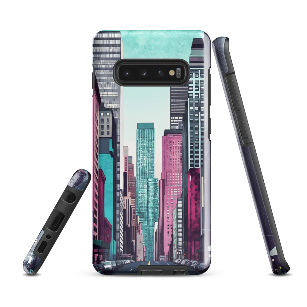 Urban Vibes: A Modern Cityscape | Phone Case |  S10 Plus | Tough Case | Glossy