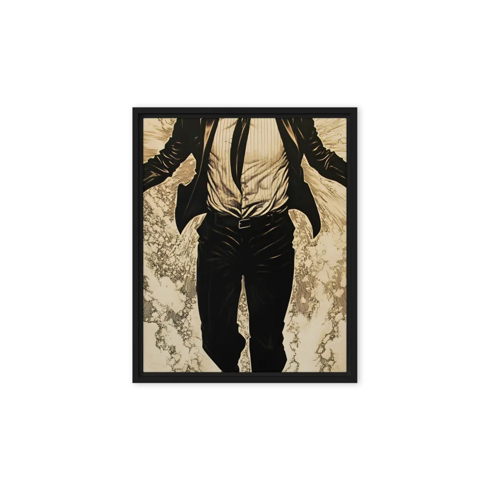 Ascendancy of the Spirit | Canvas with Black Frame | 8″×10″