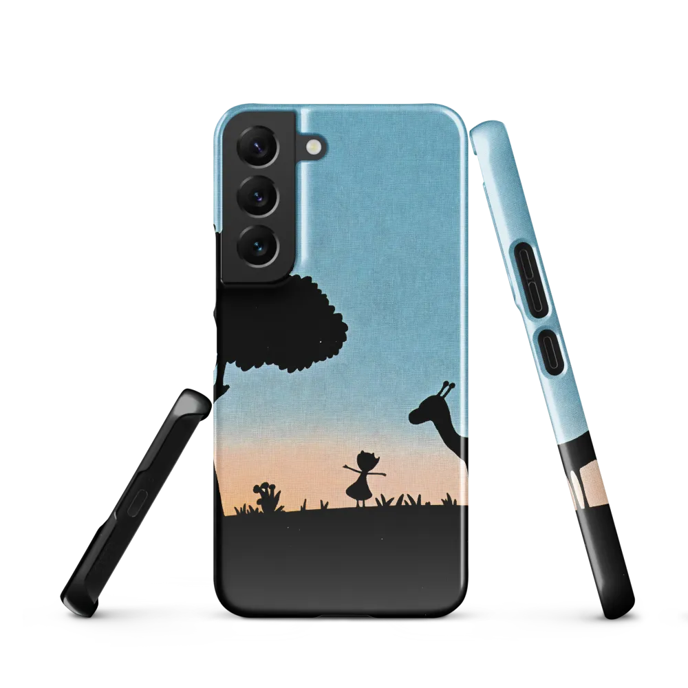 Curiosity in the Silhouette | Phone Case |  S22 | Snap Case | Glossy