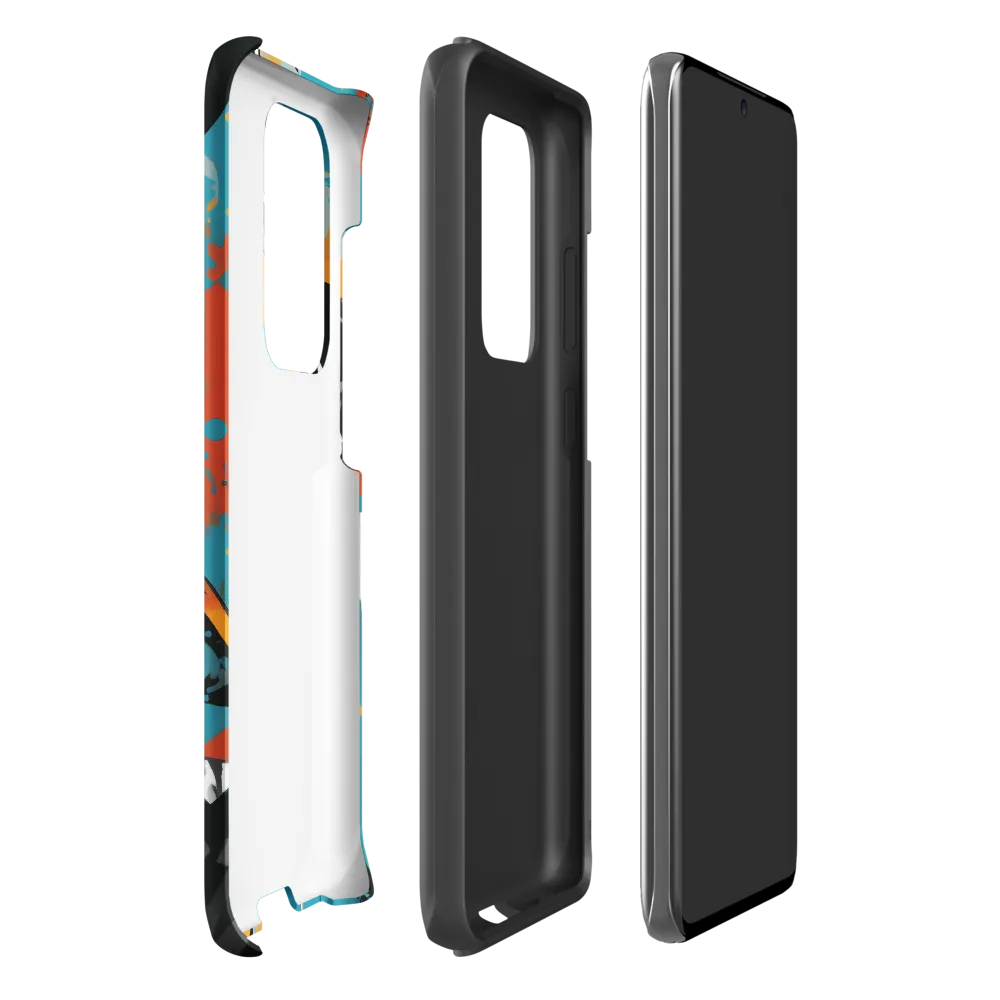 Dynamic Antelope in Vivid Abstract