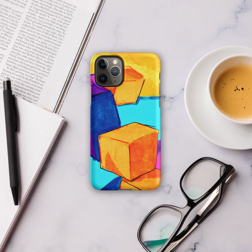 Playful Cubes in Vibrant Harmony | Phone Case |  11 Pro | Snap Case | Matte