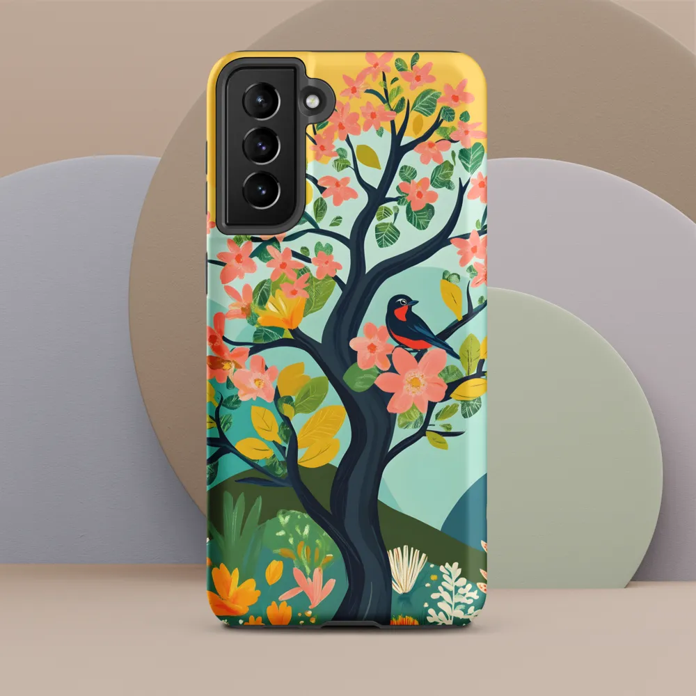Spring Blossoms: A Serene Encounter