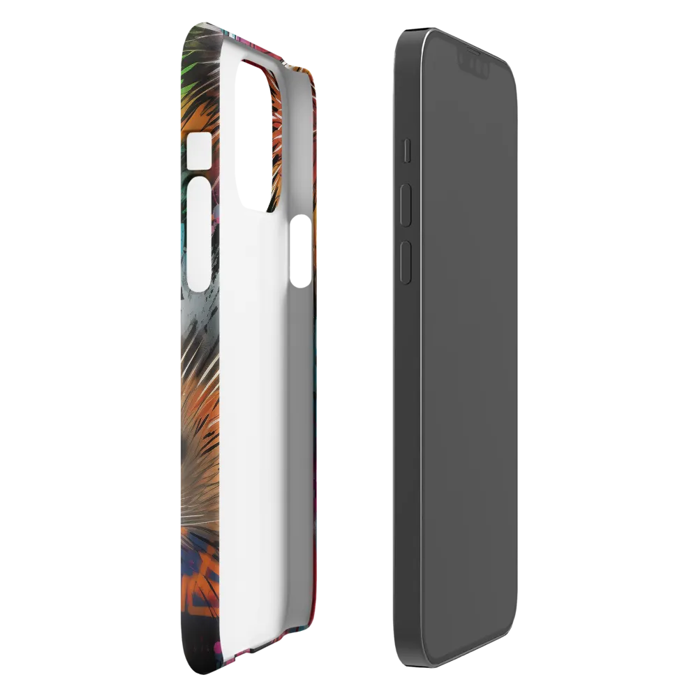 Whimsical Hedgehogs in a Kaleidoscopic Wonderland | Phone Case |  13 Pro Max | Snap Case | Matte