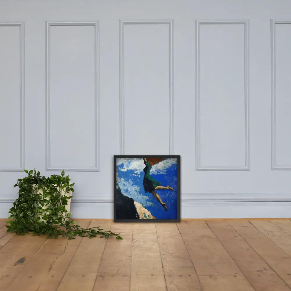 Boundless Ascent | Poster with Black Frame | 18″×18″