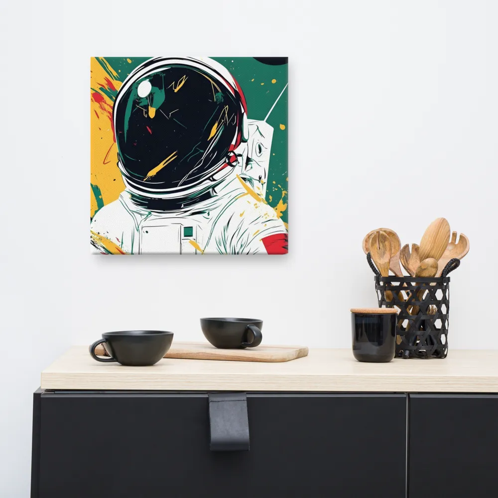Galactic Explorer: A Modern Odyssey | Canvas | 16″×16″