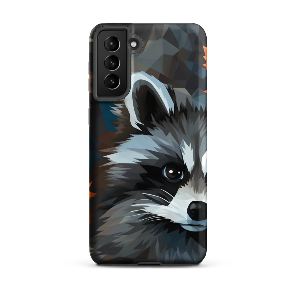 Whispers of Autumn: The Raccoon's Gaze | Phone Case |  S21 Plus | Tough Case | Matte