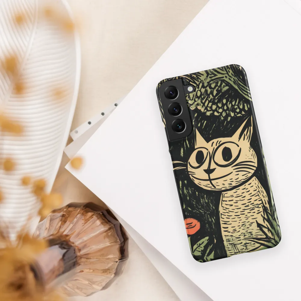 Whimsical Cat in the Forest
