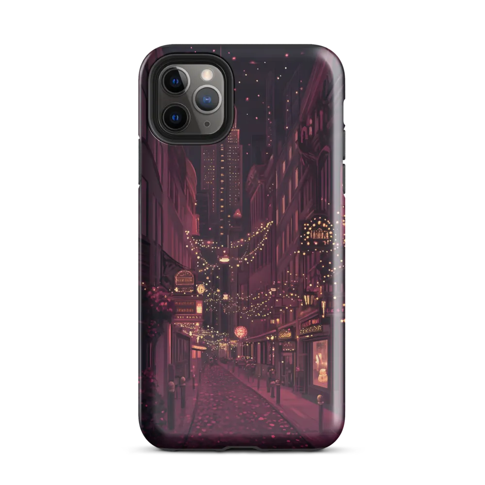 Nostalgic Nights: A Twilight Stroll in the City | Phone Case |  11 Pro Max | Tough Case | Glossy