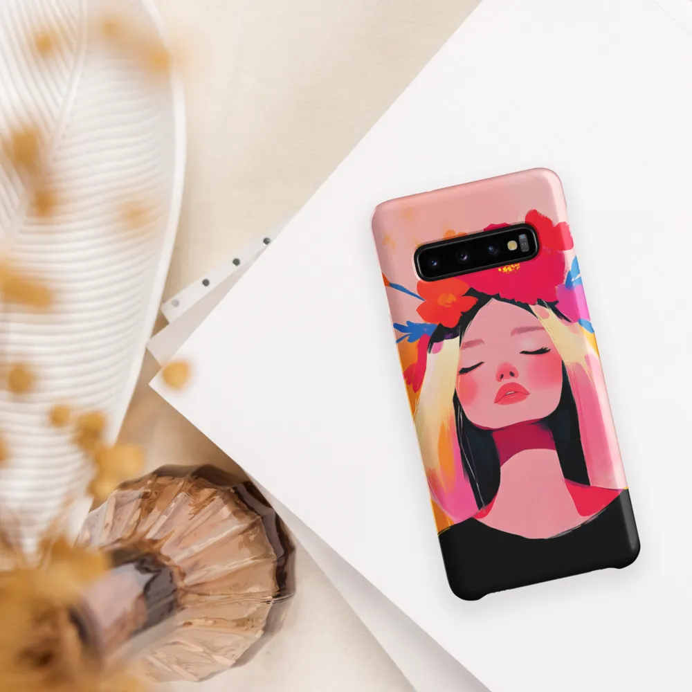Floral Serenity | Phone Case |  S10 | Snap Case | Matte