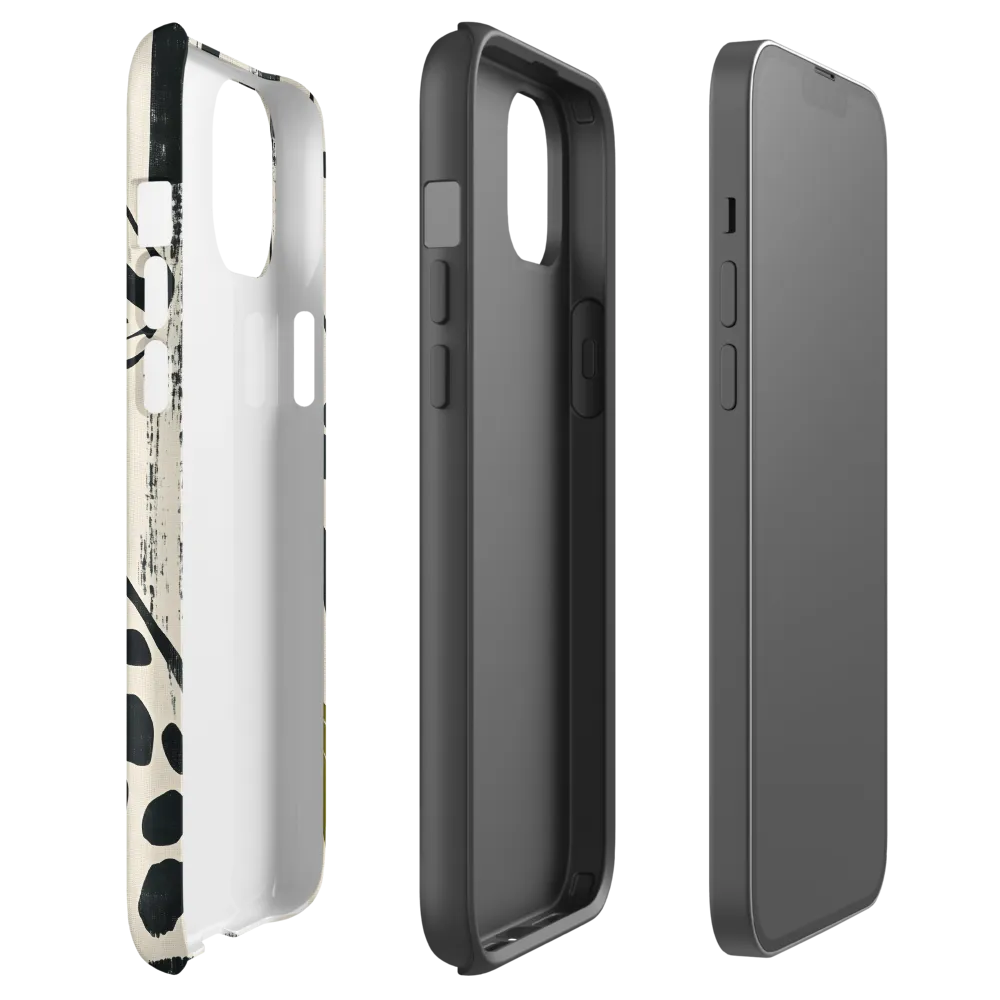 Leopard in Silhouette: A Modern Appeal | Phone Case |  14 Plus | Tough Case | Matte