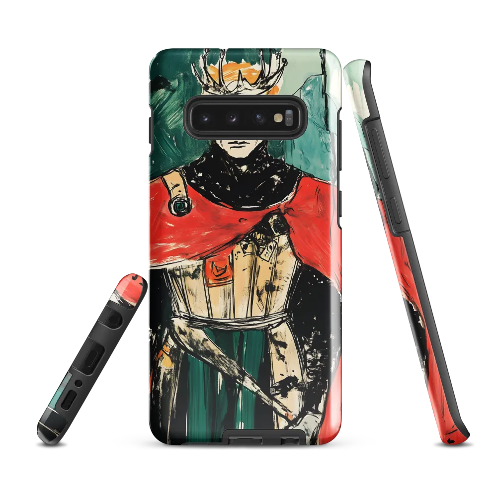 The Stoic Sovereign | Phone Case |  S10 Plus | Tough Case | Glossy