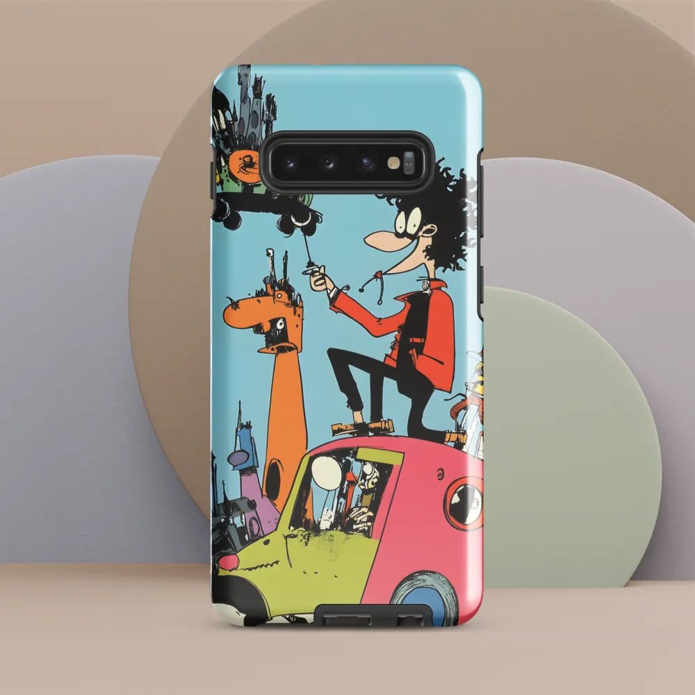 Whimsical Urban Adventure | Phone Case |  S10 Plus | Tough Case | Glossy