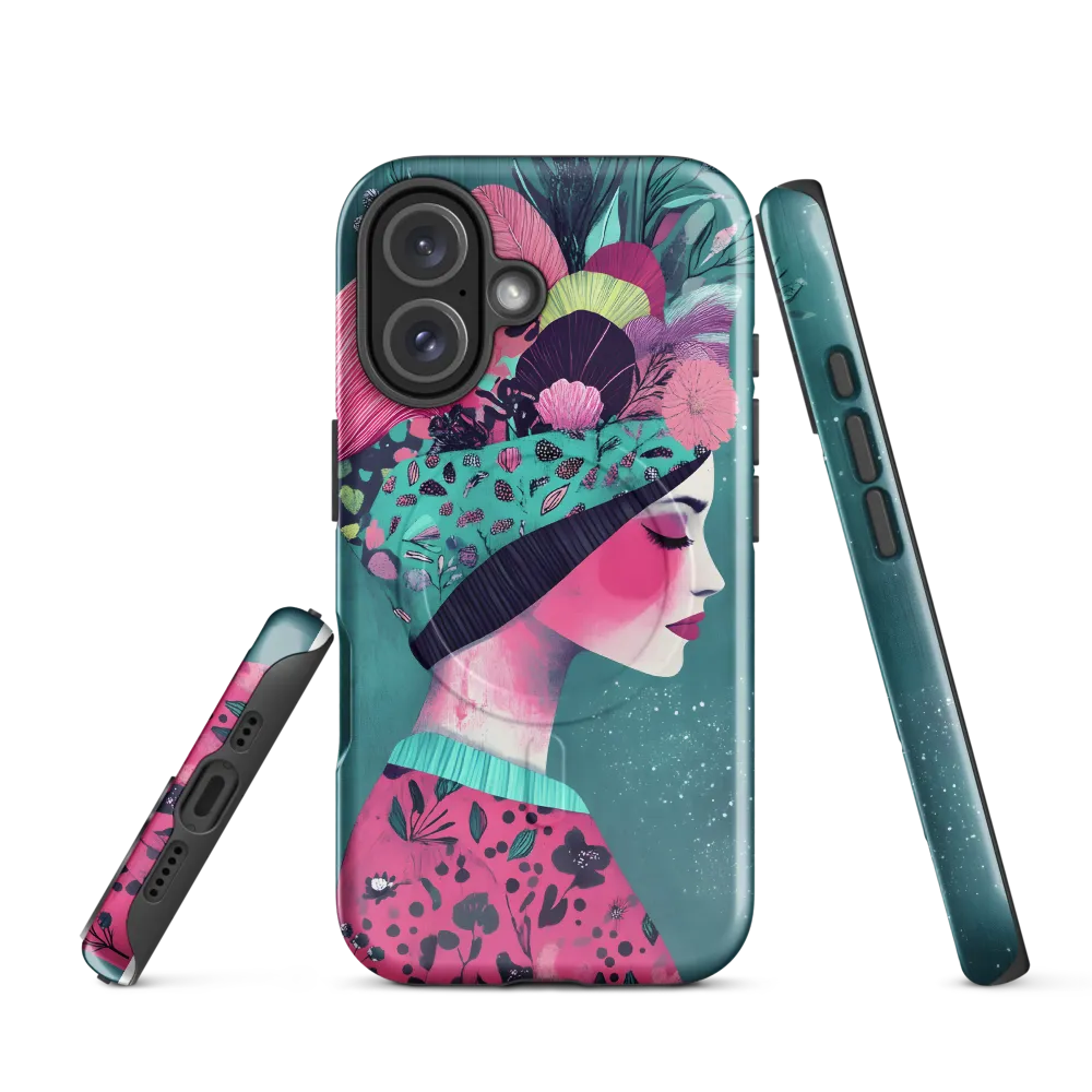 Whimsical Floral Portrait