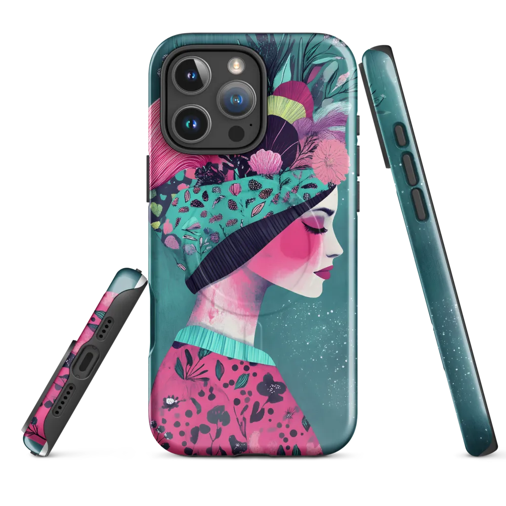 Whimsical Floral Portrait