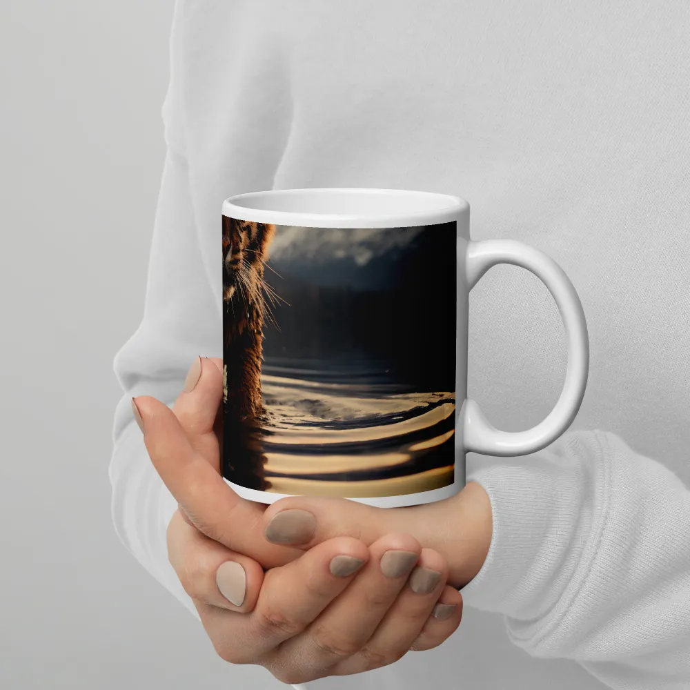 Majestic Reflection: The Tiger's Domain | Mugs | Multiple Sizes & Colors