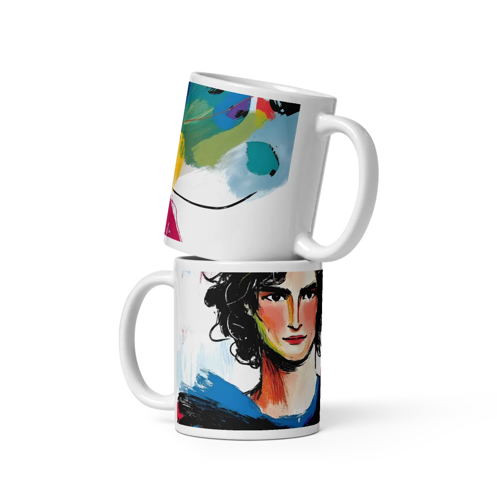 Vibrant Portrait of Youth | Mugs | Multiple Sizes & Colors