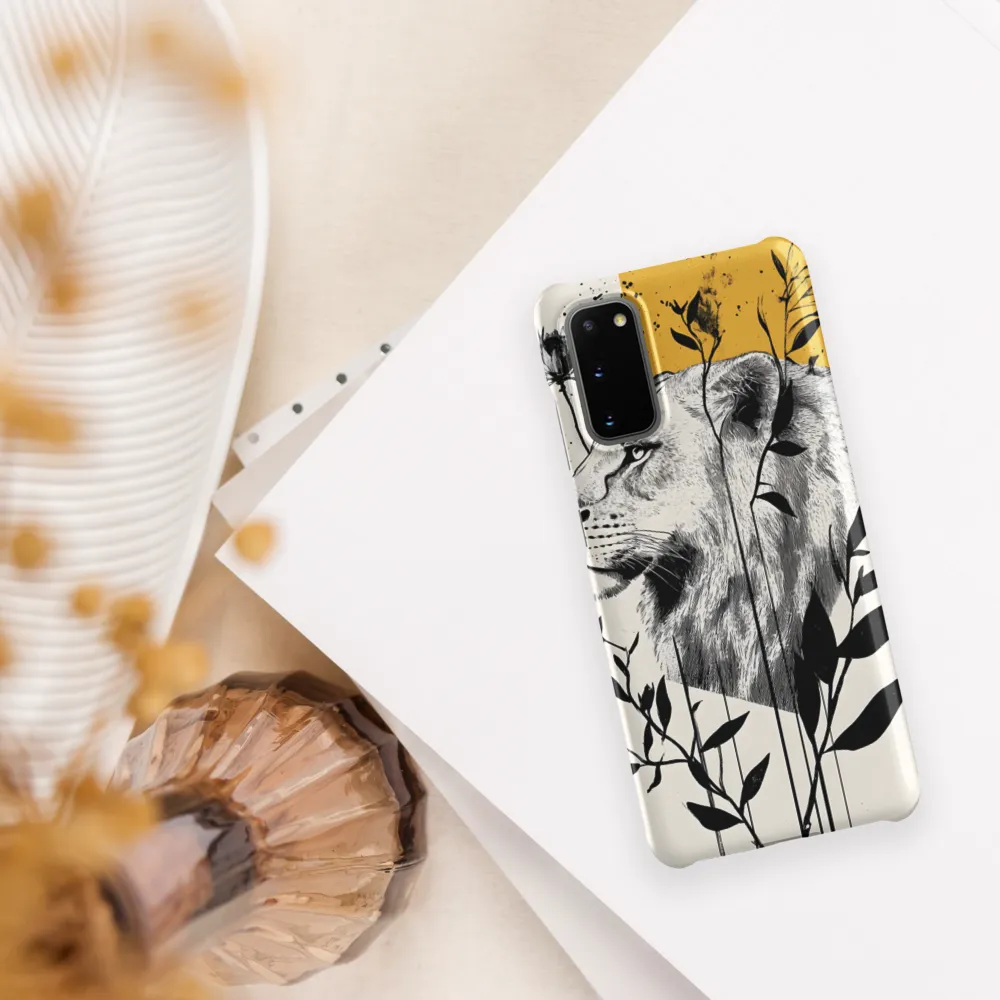 Regal Serenity: The Lion and Flora