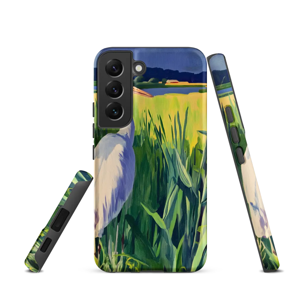 Graceful Presence: The Heron in the Meadow